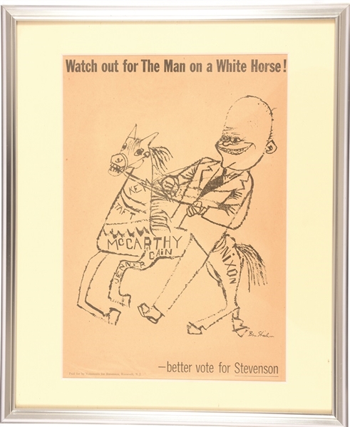 Anti Ike Man the White Horse by Ben Shahn