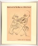 Anti Ike Man the White Horse by Ben Shahn