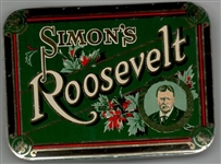 Theodore Roosevelt Tin Cigar Box