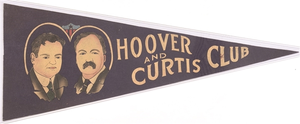 Hoover and Curtis Club Pennant