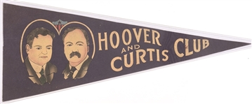 Hoover and Curtis Club Pennant