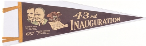 Eisenhower-Nixon 43rd Inauguration Pennant