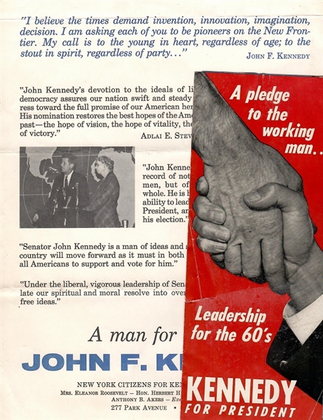 JFK Pamphlet and Flyer