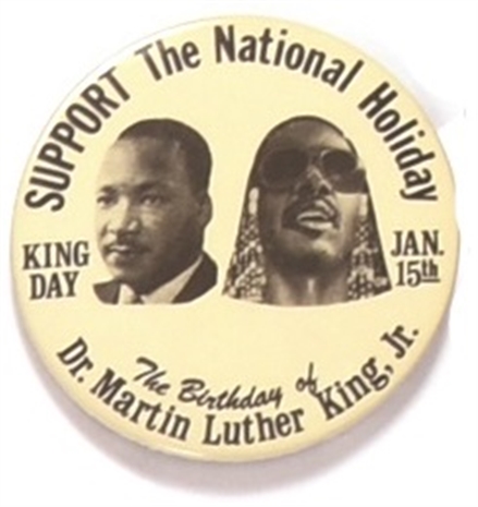 King, Stevie Wonder Support the National Holiday