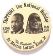 King, Stevie Wonder Support the National Holiday