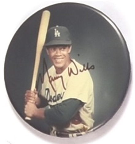 Maury Wills Dodgers Pin