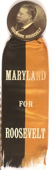 Maryland for Roosevelt Badge