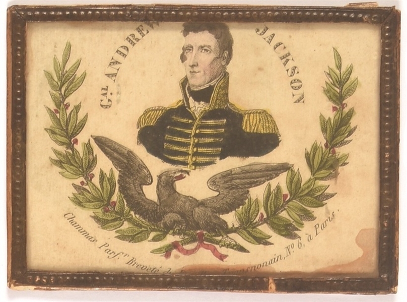 General Andrew Jackson Thread Box Cover