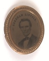 Abraham Lincoln 1860 Oval Ferrotype