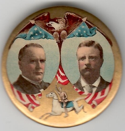 McKinley, Roosevelt Rough Rider Jugate