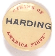 Harding Think of America First