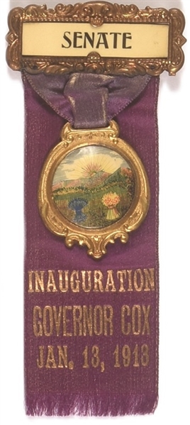Gov. Cox of Ohio 1913 Inaugural Badge