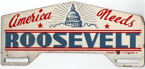 America Needs Roosevelt License
