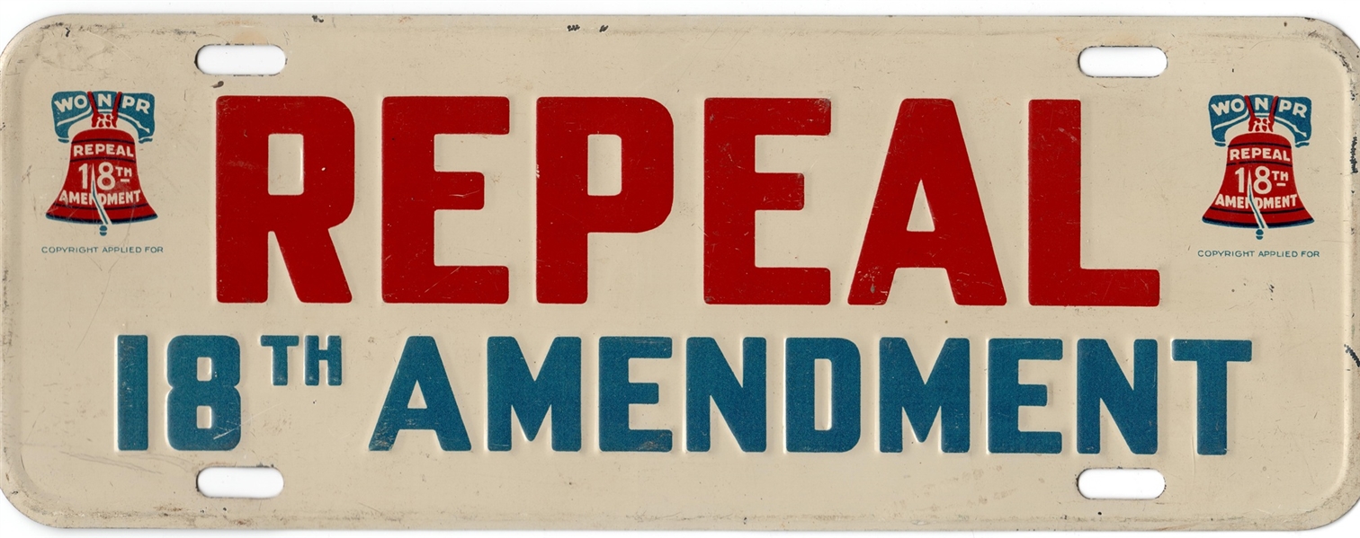 WONPR Repeal the 18th Amendment