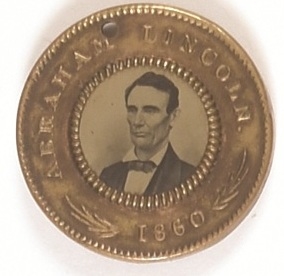 Lincoln, Hamlin Brass Ferrotype