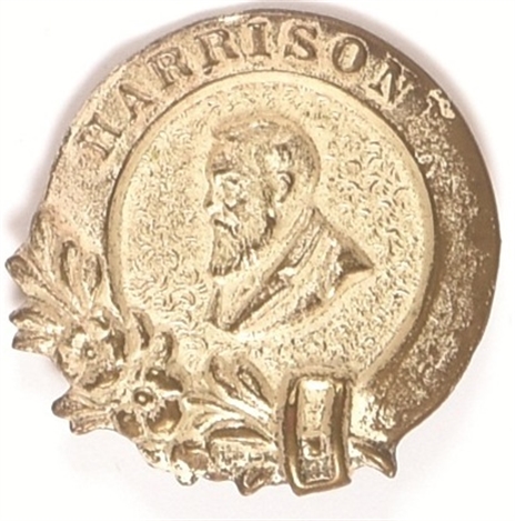 Benjamin Harrison Tin Pinback