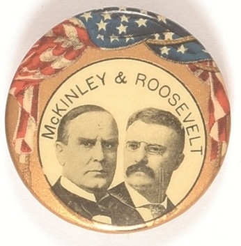 McKinley and Roosevelt Flag Design Jugate