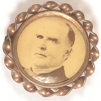William McKinley Framed Celluloid