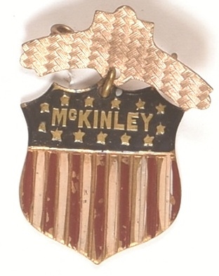 McKinley Enamel Shield Pin