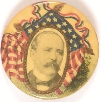 Parker Baltimore Badge Flag Celluloid