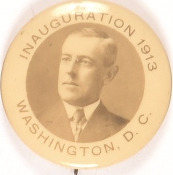 Wilson 1913 Inaugural Pin