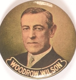 Woodrow Wilson Multicolor Celluloid