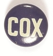 Cox Blue and White Litho