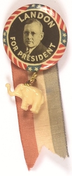 Landon Pin With Ribbon, Elephant
