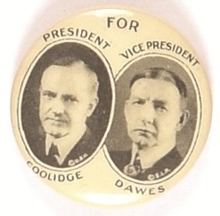 Coolidge and Dawes White Background Jugate