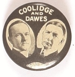 Coolidge and Dawes Black Background Jugate