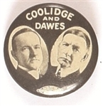 Coolidge and Dawes Black Background Jugate