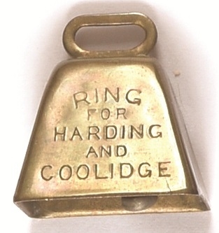 Ring for Harding and Coolidge Bell