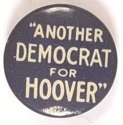 Another Democrat for Hoover