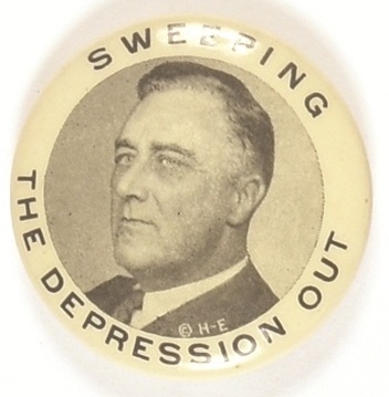 FDR Sweeping the Depression Out