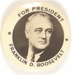 Roosevelt Two Stars Celluloid, Sharp Photo