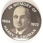 In Memory of Harry Truman