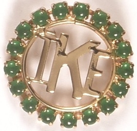 Ike Green Brooch