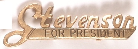 Stevenson Script Lettering Lapel Pin