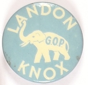 Landon, Knox Blue Elephant Pin