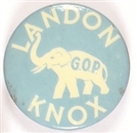Landon, Knox Blue Elephant Pin