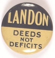 Landon Deeds Not Deficits