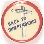 Truman Back to Independence