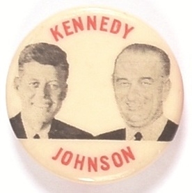 Kennedy, Johnson 1-Inch Jugate