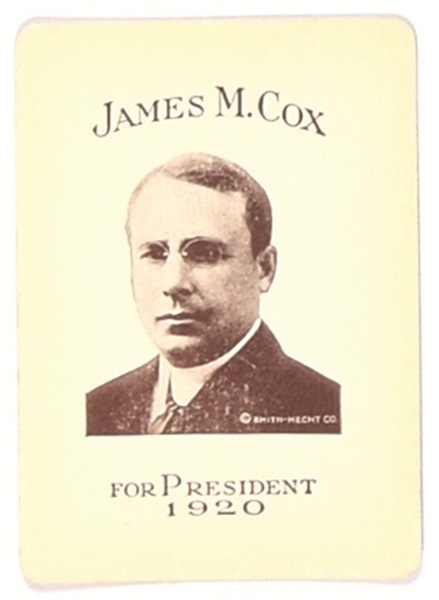 James M. Cox Telbax Card
