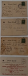 Set of 4 Taft/Bryan Presidential Campaign Postcards