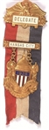 Hoover 1928 Convention Delegate Badge
