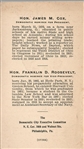 Cox Peace, Progress, Prosperity Card