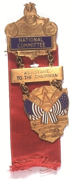 FDR 1940 Convention National Committee Badge