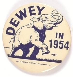 Dewey in 1954 Elephant Celluloid
