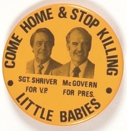 McGovern Come Home and Stop Killing Little Babies